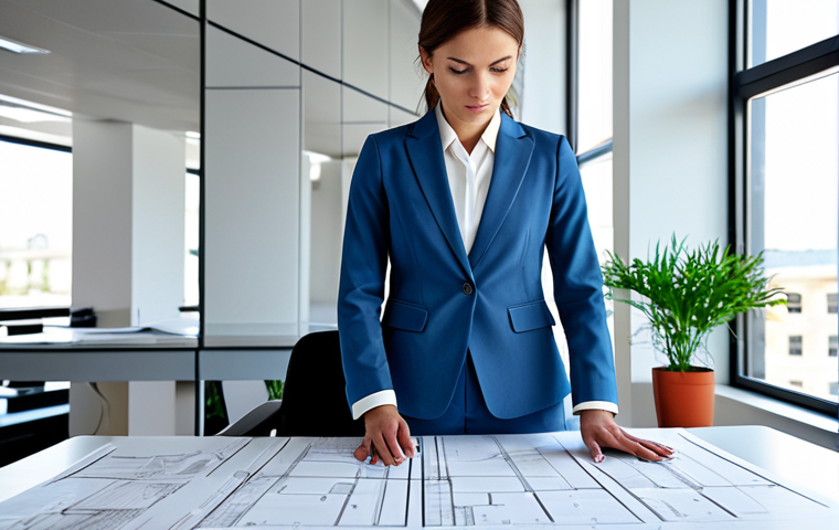 베르누이 수와 스털링 수 - Modern Architect**

"A female architect, fully clothed in a stylish but modest professional outfit (...