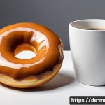 Home 14 위상수학과 도넛 이론 - A hyper-realistic 3D rendering of a classic donut-shaped torus and a coffee mug with a handle, both ...