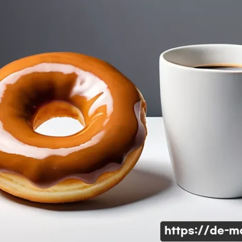 Home 24 위상수학과 도넛 이론 - A hyper-realistic 3D rendering of a classic donut-shaped torus and a coffee mug with a handle, both ...